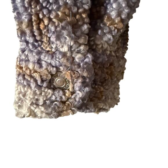 Free People Faded Dreams Cozy Trucker Sherpa Jacket Size Small - Picture 7 of 7